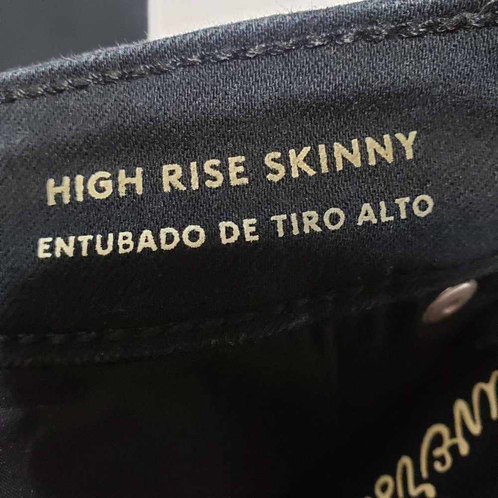 Universal Thread Black High Rise Skinny Denim Jeans - Picture 7 of 8